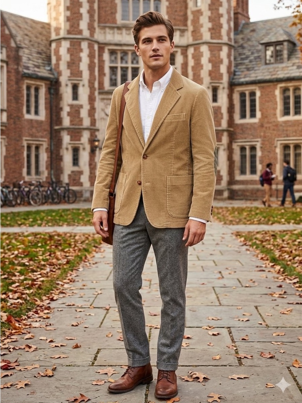 American Eagle Outfitters Corduroy Coat with Elbow Patches (S)